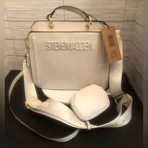 BNWT Bevelyn Steve Madden  Vanilla (white/off white) Tiktok viral purse